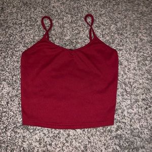 Red Crop Top
